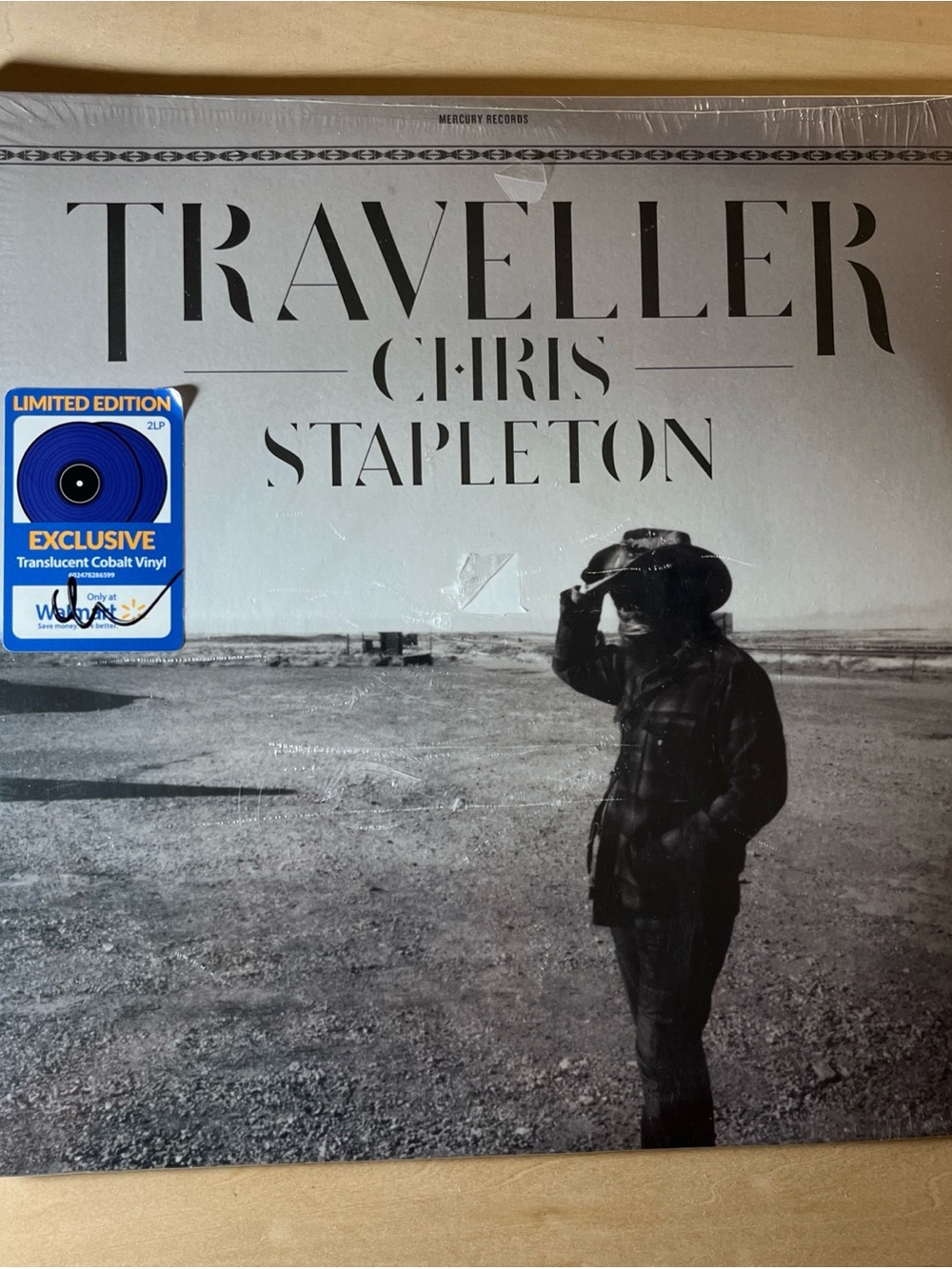 Chris Stapleton "Traveller" Translucent Cobalt Vinyl LP